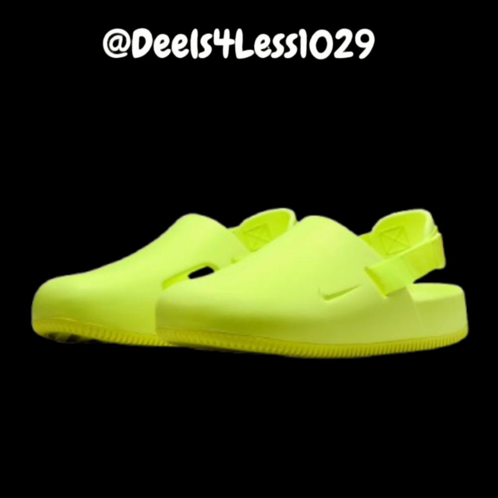 Nike Calm Mule Slides Sandals Mens Volt